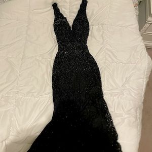 Black sparkly prom dress👗